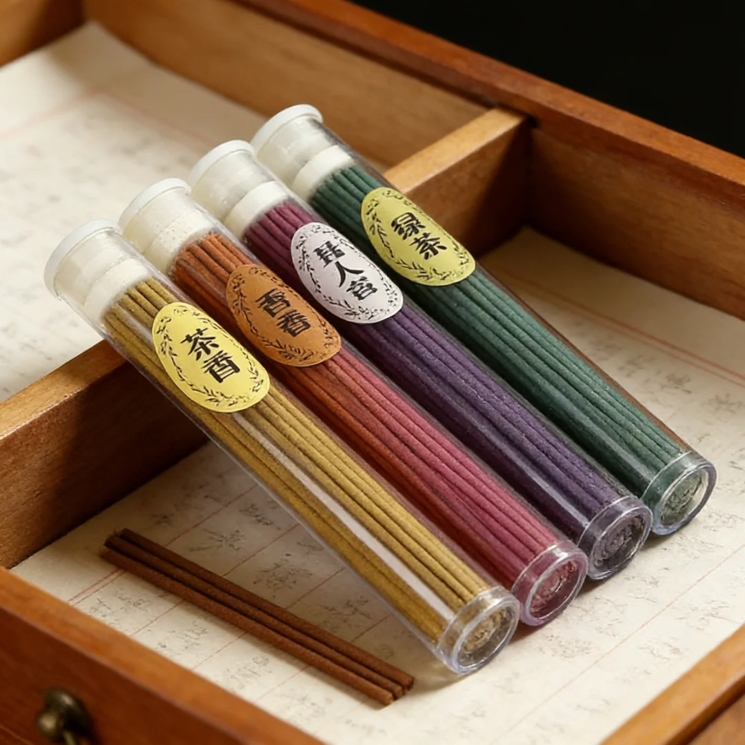 Natural Incense Stick Handmade Aromatherapy Sticks 50 Sticks Per Box Sandalwood Lavender Meditation Household Bedroom Incenses