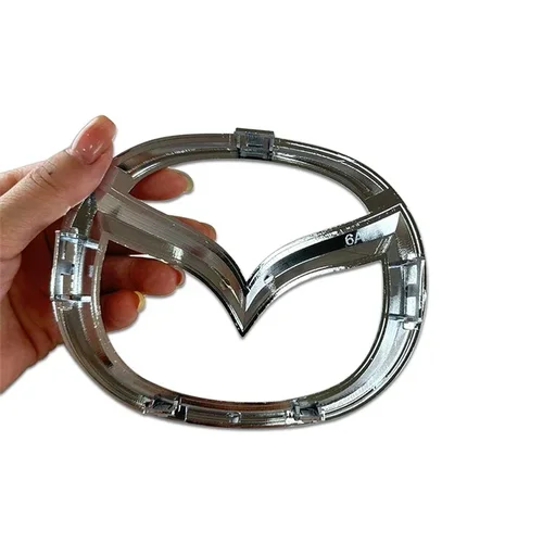 Imagen 2 del producto Emblema de plástico para maletero delantero de coche, insignia para volante Mazda 6 Mazda6, pegatina reemplazada para carrocería 3D, decoración de reacondicionamiento trasero