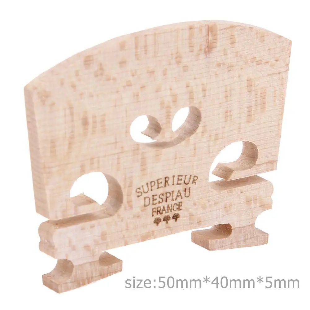 4er-Set Violinbrücken aus Ahornholz für 4/4-3/4 Größe Instrumentenzubehör Violinsaiten Brückenteil Werkzeuge 50 x 40 x 5 mm – Detail 14