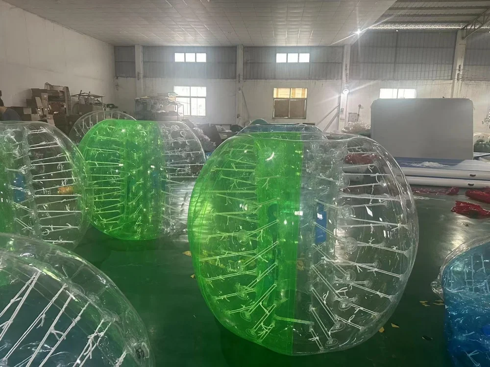 Ballon de Football gonflable à bulles de pare-chocsѕ, ballon de Football à bulles de karité 1.2m/1.5m, ballon de Football à bulles en matériau TPU pour