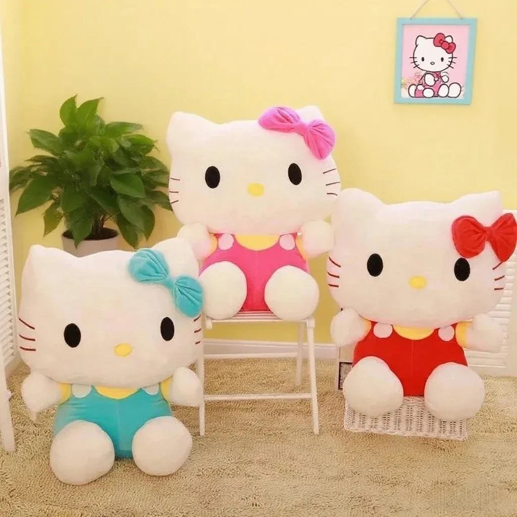 

New In Stock -/Hot Hello Kitty Plush Toy Cute Sanrio Movie Cat Baby Kids Cartoon Hello Kitty Kids Doll ,Birthday Decor Gift//*