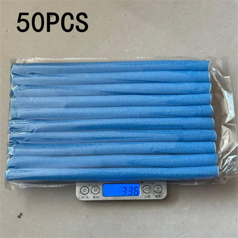 

10/20/50pcs Colorful Universal Perm Curling Bar Hair Curling Stick Sponge No Heat Curling Iron Pearl Cotton Eva Curling Iron ﻿