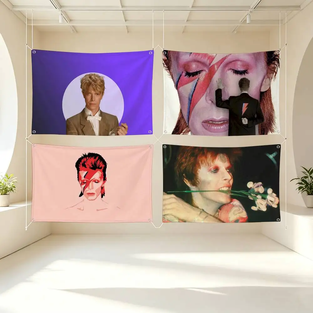 Singer D-David B-Bowies  Flag Suitable For Party Club Outdoor Interior Wall Decoration Banner Fans Gift
