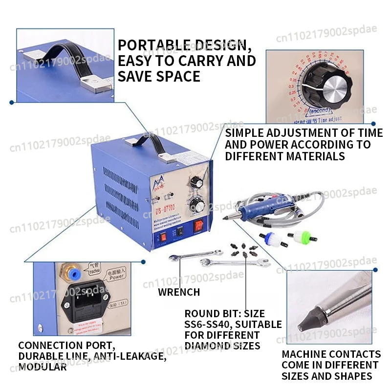 Handheld Ultrasonic Hot Drilling Machine Multifunctional Hot Spot Punching Equipment For Greeting Card Jewelry Craft Processing