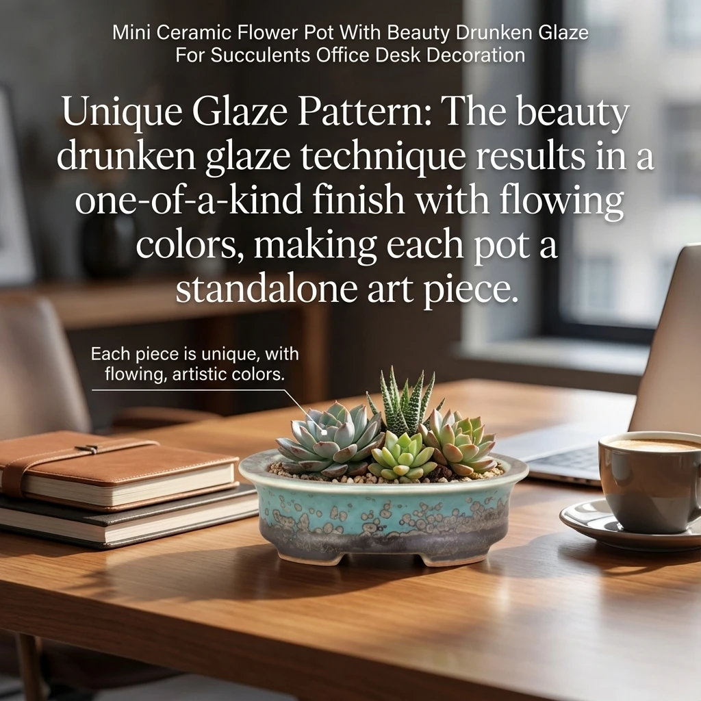 Mini ceramiczna doniczka z efe – Plant Desk Mini recenzja i cena