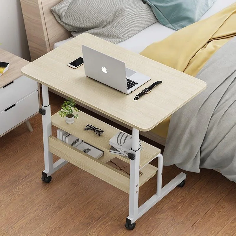 &Modern Cheap Beside Study Table White Sit Stand Lap Height Adjustable Computer Desk
