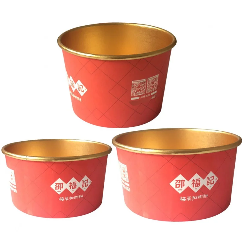 

Customized productDisposable Paper Bowls Disposable Salad Bowls with Lid Takeaway Food Containers for Hot/Cold Food