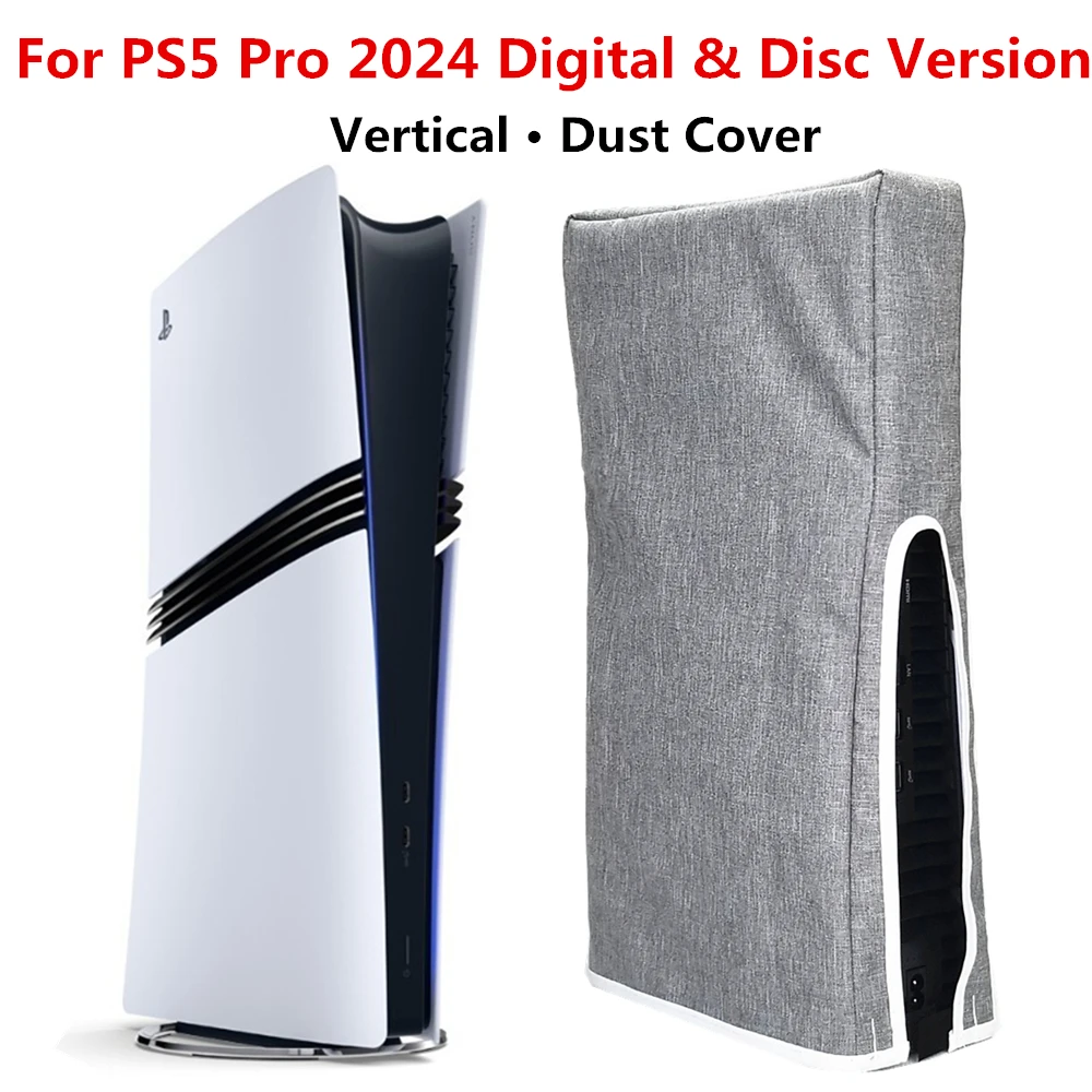 Anti-Scratch Dustproof Sleeve for PS5 Pro Console Gaming Accessories Vertical Dust Cover Protective cover