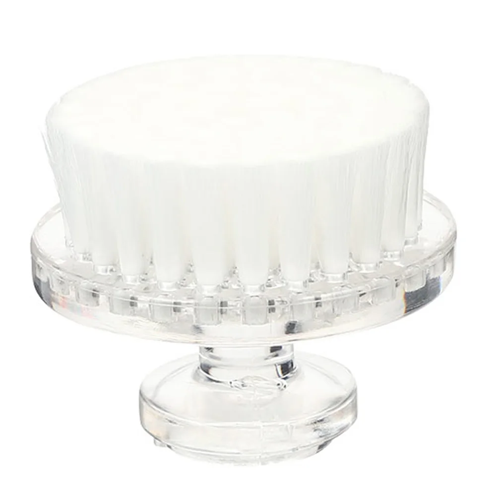 

Face Cleansing Brush Soft-bristle Manual Scrubber White Easy Massage Clean Exfoliate Pores Blackhead Prevention Toddler Friendly