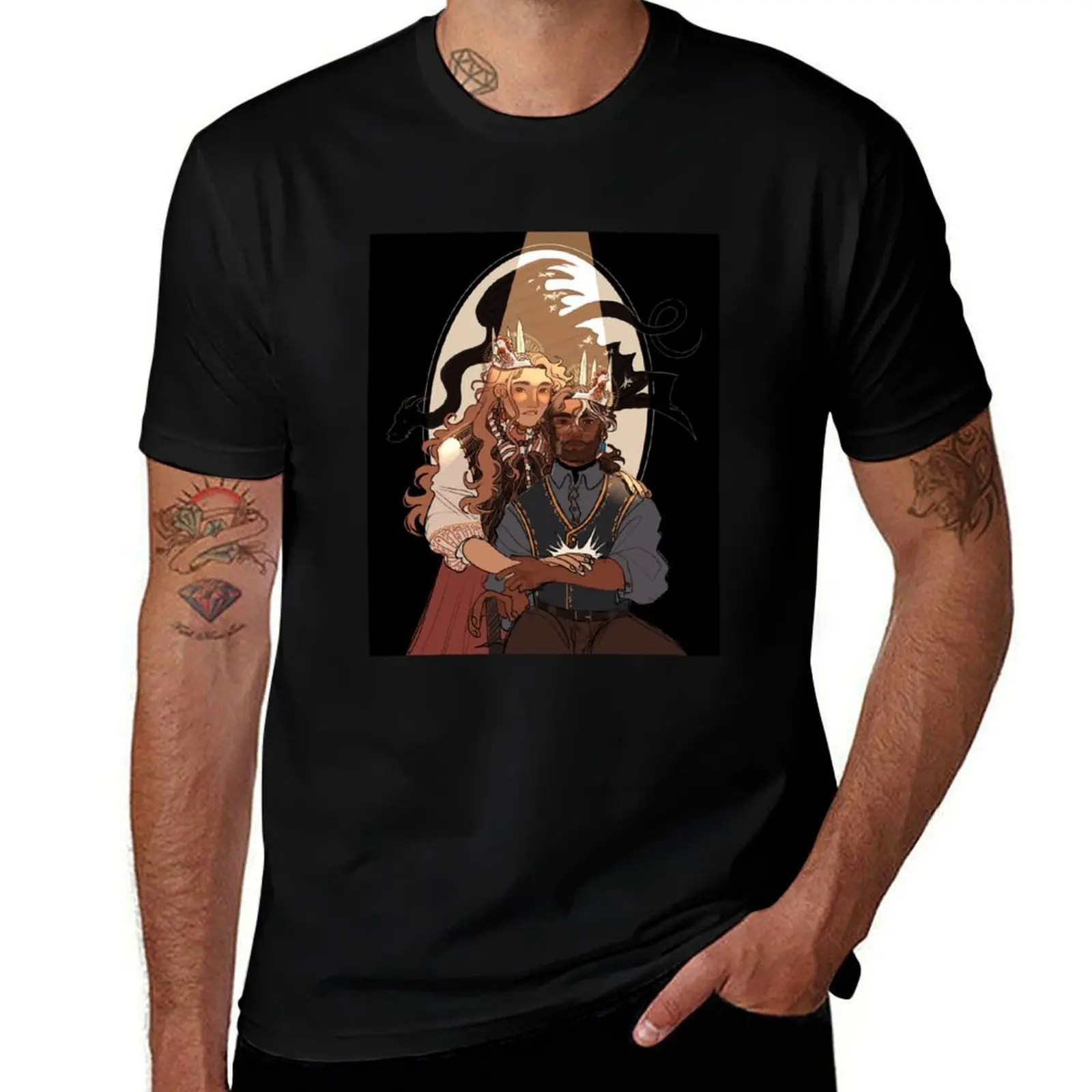 fool's fate fitzloved T-Shirt Basic Breathable Solid Color T-Shirt