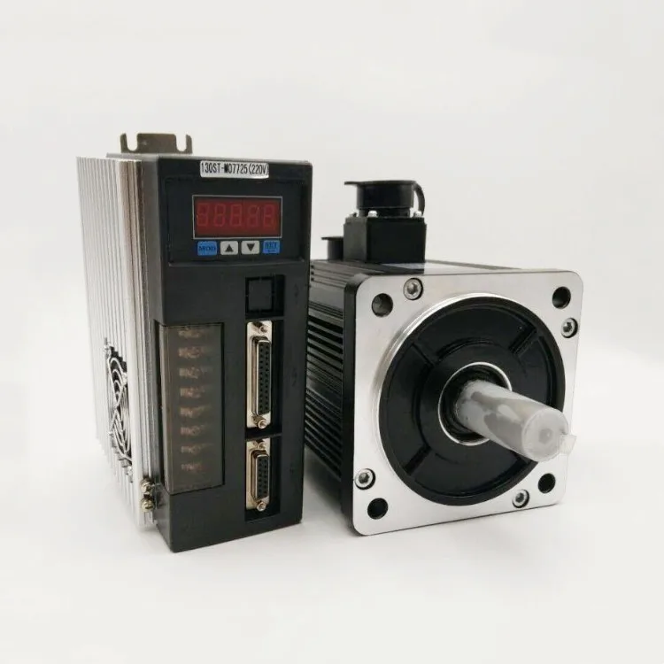 

3.5N.m 730W 2000rpm 90ST-M03520 Single Phase Synchronous Electric Motor Industrial AC Servo Motors With Servo Driver AASD-15A
