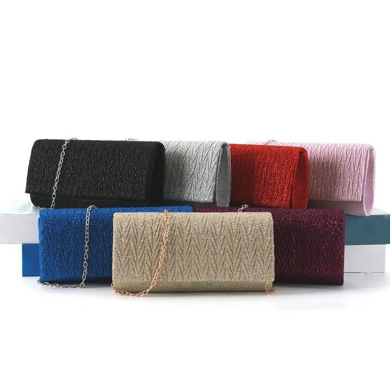 

Evening Bag Sparkle Elegant Dressy Wedding Party Date Night Clutch Handbag Purse For Women Guest