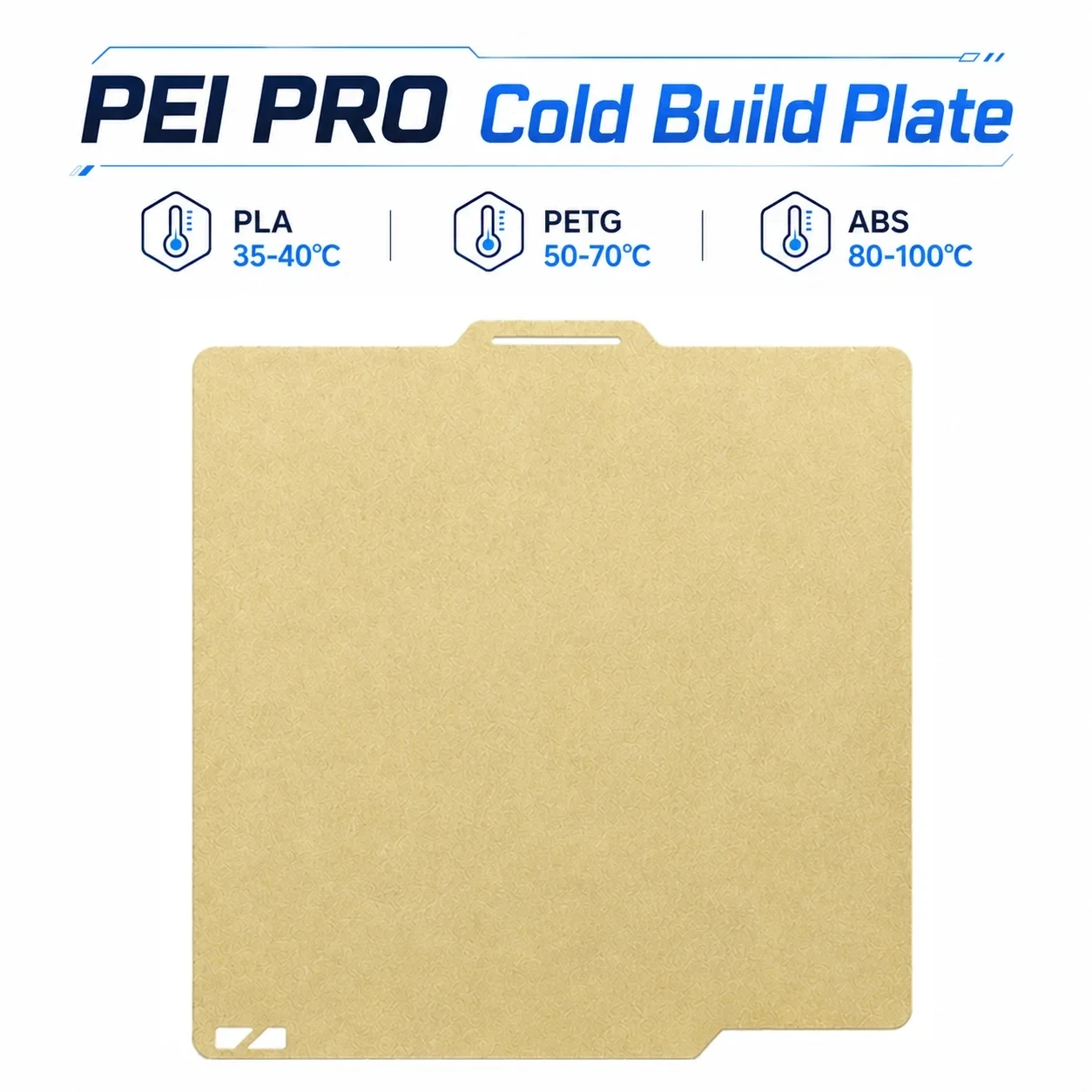 Płyta grzewcza Cool Plate P2S 257x257mm, dwustronna, do drukarek 3D Bambu Lab P2S P1P P1S A1 X1 X1C X1E — zdjęcie produktu 6