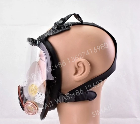 Silicone Full Face Mask | Air Supply   for Painting, Anti-Dust & Chemical Protection