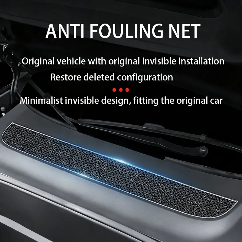 Air Intake Inlet Anti‑Fouling Net For New Tesla Model Y 2025+ Car Air‑Conditioning Vent Grille Protector Cover Dust Leaf Debris