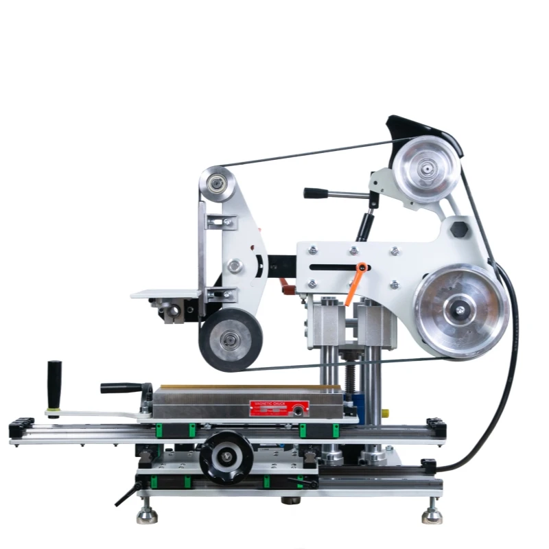High-Efficiency Flat Grinding Composite Function Belt Sander Industrial and Home Use with Core Motor Component