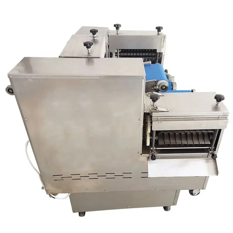 Stainless Steel Belt Conveyor Chicken Breast Filleting Machine Small Chicken Breast Horizontal Steak Bacon Fresh Meat Slicer