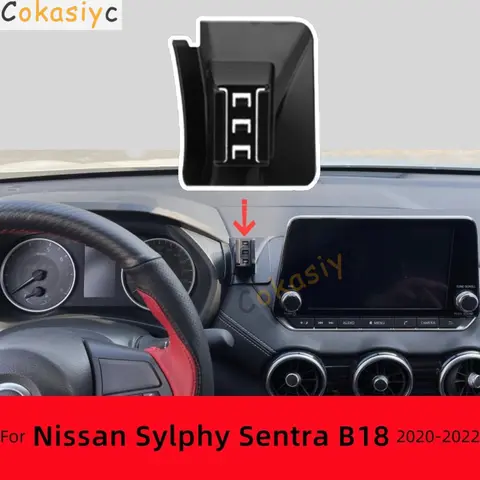 Per Nissan Sylphy Sentra B18 2020 2021 2022 Supporto Del Telefono Per Auto Speciale Staffa Fissa Base di Ricarica Senza Fili Auto Accessori