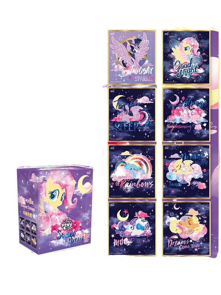 KAYOU My Little Pony Card My Little Pony Stickers G4 Sweet-Dream My Little Pony Standing A Plaque Children\'s Toys Holiday Gifts