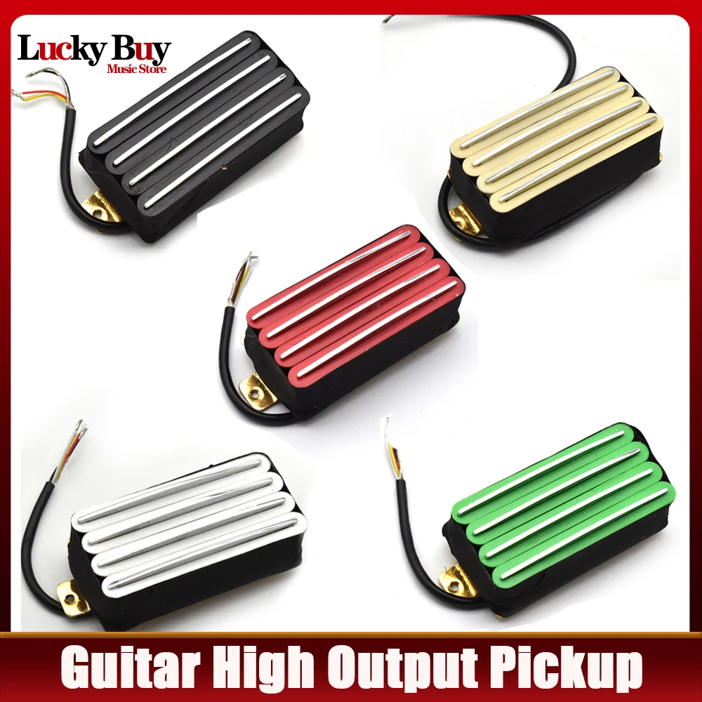 Hot Rail 2-Dual Blade جيتار كهربائي عالي الإخراج نوع المسار أربعة لفائف هامبوكر لاقط 5 ألوان #1