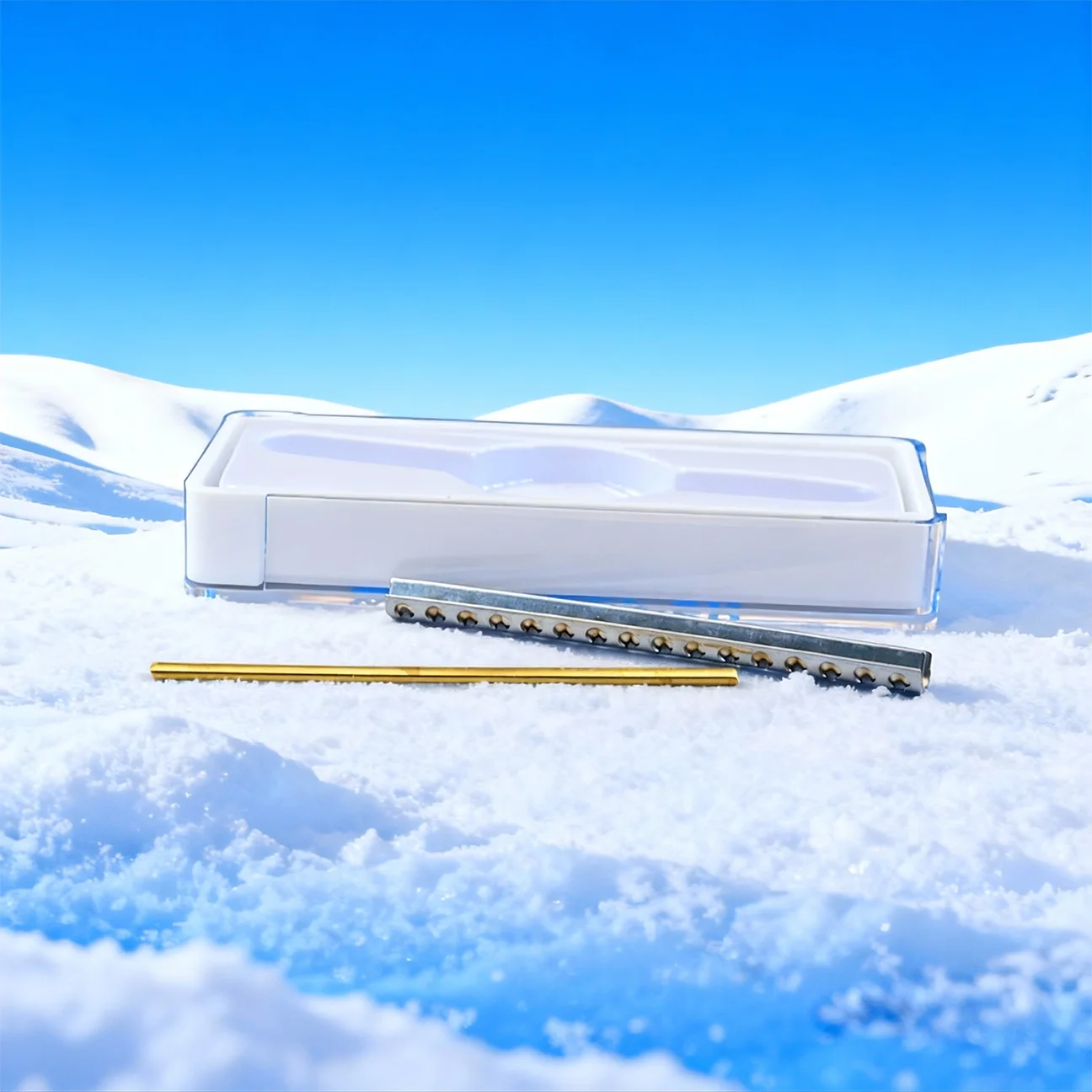 مجموعة واحدة من المرفقات الدقيقة لزراعة الأسنان - شريط Preci مع راكب قابل للتعديل وفتحة على شكل حرف U |   ستانلس ستيل متوافق مع CEKA