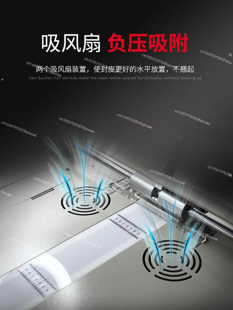 DC-100P Multifunctional Hardcover Book Shell Making Machine Hard Book Case Maker Built-in Book Groove Pressing Function
