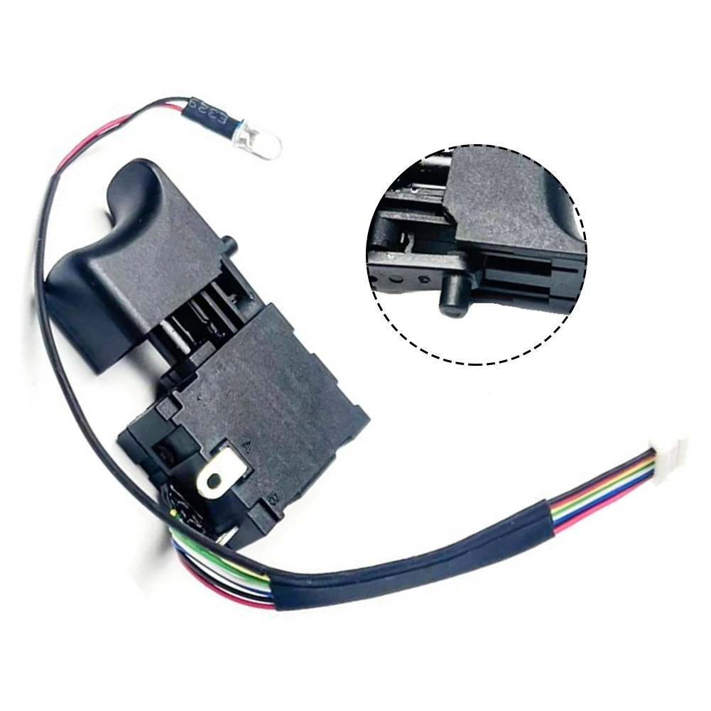 Plastic Trigger Switch Replacement For For Dayi A6-3303 Brushless Cordless Drill Power Tool Positive Negative Adjusting Fitting
