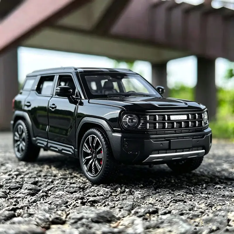 1:24 Haval Cool DOG Alloy Compact SUV Car Model Diecast Metal Off-road Vehicles Car Model Simulation Sound Light Collection Gift
