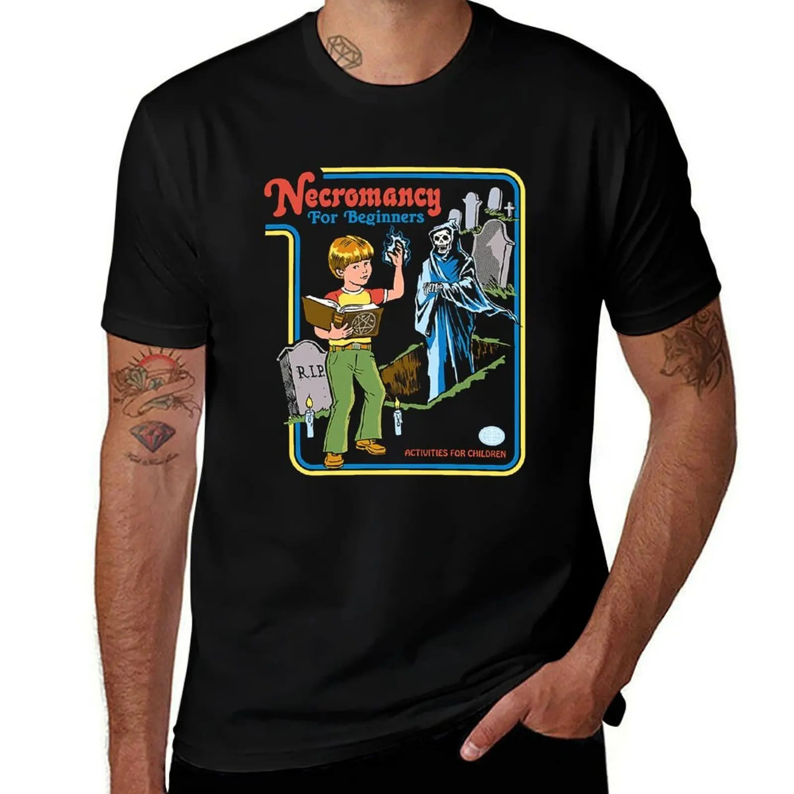 Necromancy For Beginners Activities For Children T-Shirt t shirt man designer man tshirt t shirts for man cotton soft T-shirt