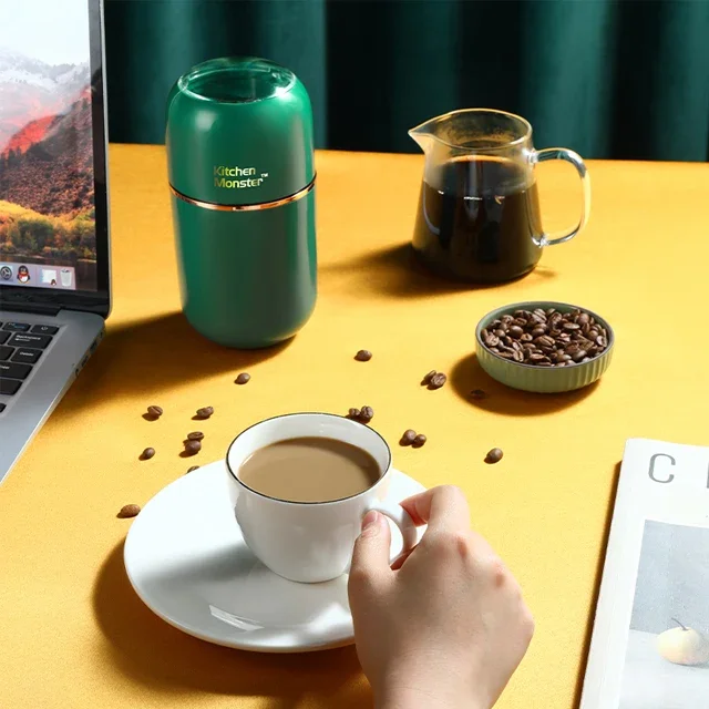 Мельница для кофейных зерен Кофемолка из нержавеющей стали Полностью автоматическая кофемолка Кофемашина