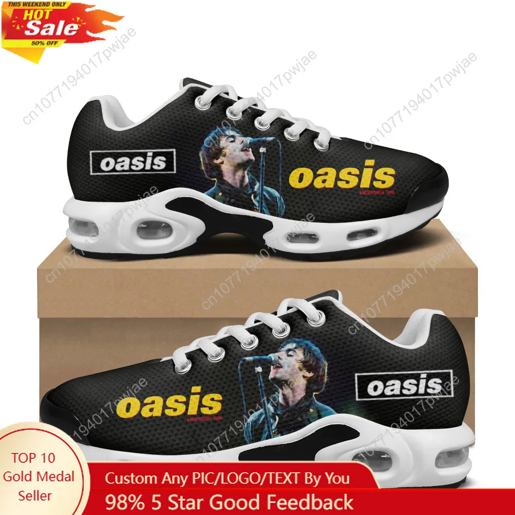 Oasis rock band almofada de ar tênis das mulheres dos homens sapatos esportivos leve caminhadas escalada montanha sapatos personalizados