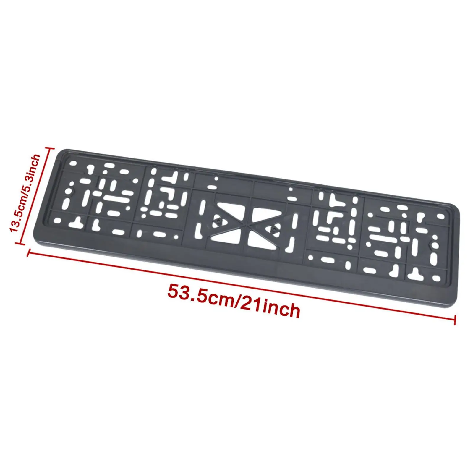 

EU Standard License Plate Holder Plastic Frame Durable Car Plate Bracket for European Vehicle Accessories