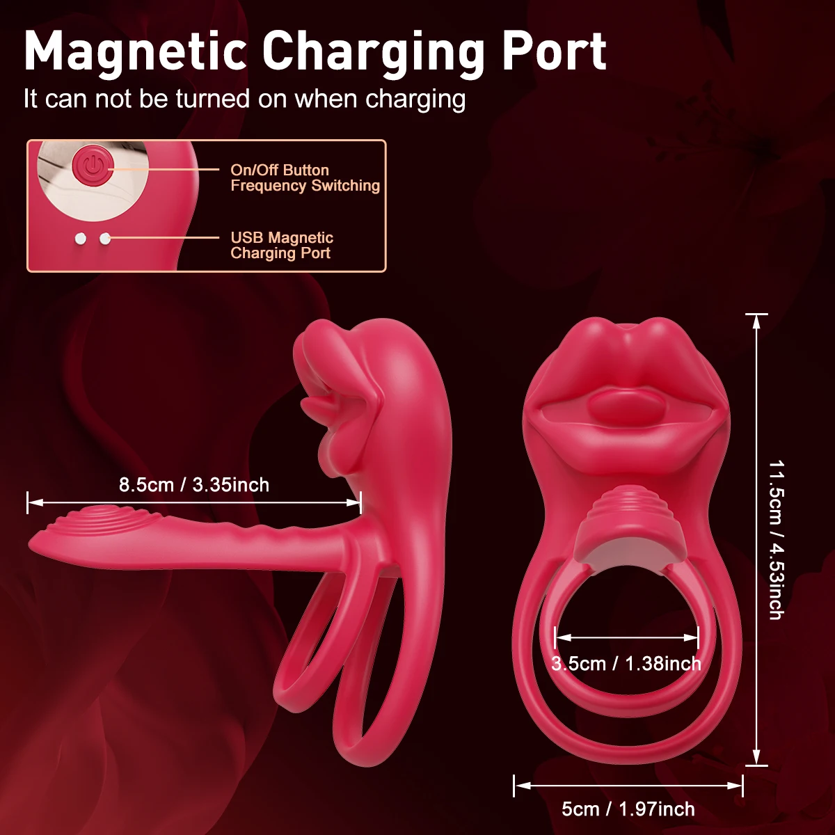 Cock Ring Vibrating for Men Male Erectile Penis Ring G-Spot Clitoris Anal Stimulator Ejaculation Delay Adult Sex Toy for Couples