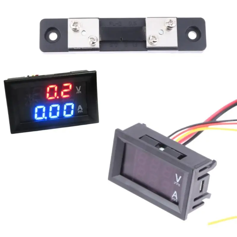 Dual LED Digital Voltmeter Ammeter Display Module  Voltage Current Meter Accurate Tester for Industrial Workshop