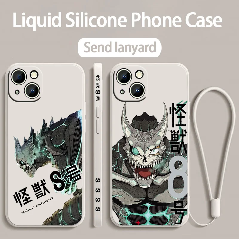 Kaiju No. 8 Anime For OPPO Reno 11 10 8T 8 7Z 7 6 5 2Z Find X5 X3 X2 Neo Lite Pro Plus Liquid Left Rope Phone Case