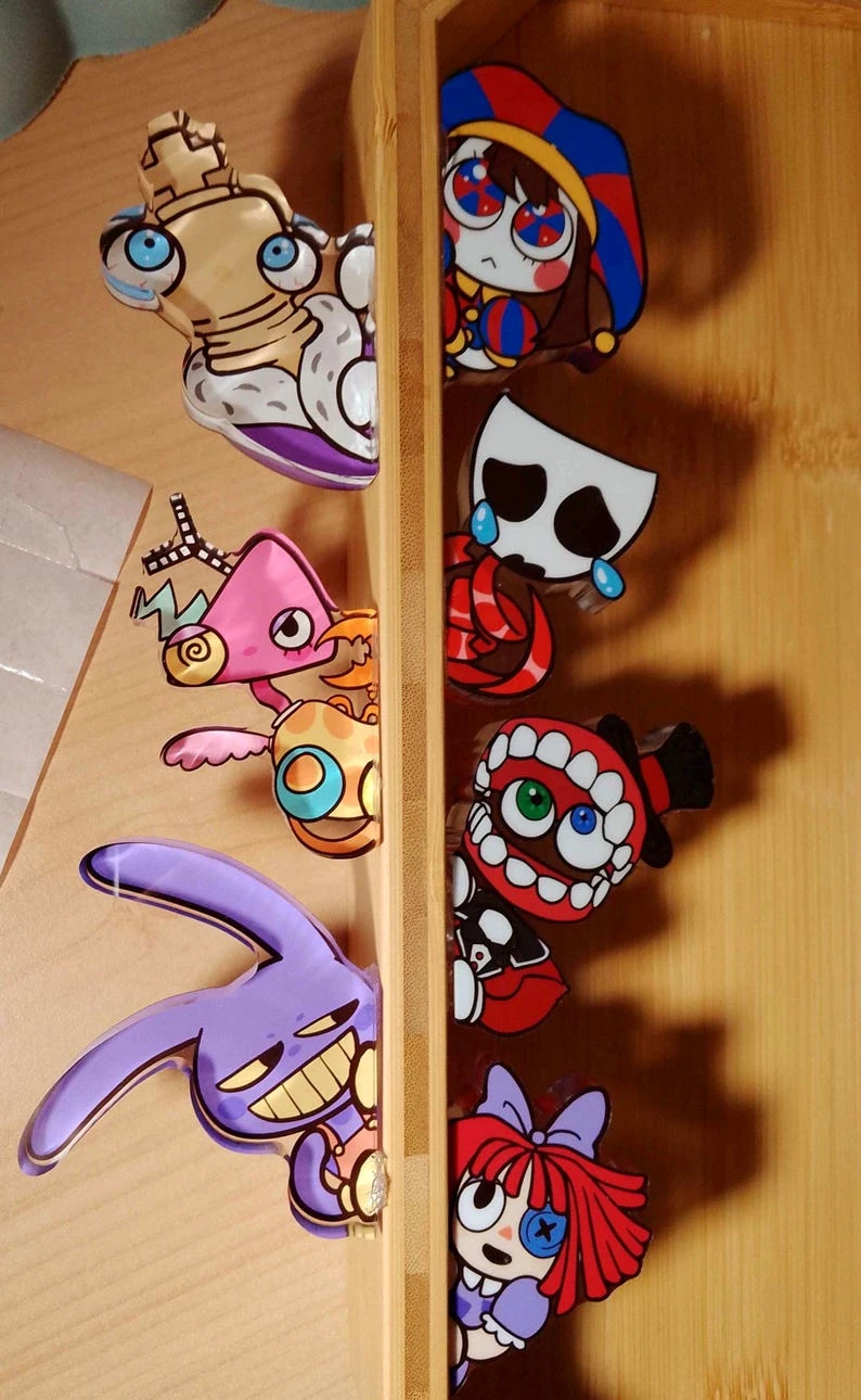 Cartoon Anime Acrylic Corner Guard Desk Edge Protector Anti Collision Strip Table Decorative Sticker For Home Furniture Ornament