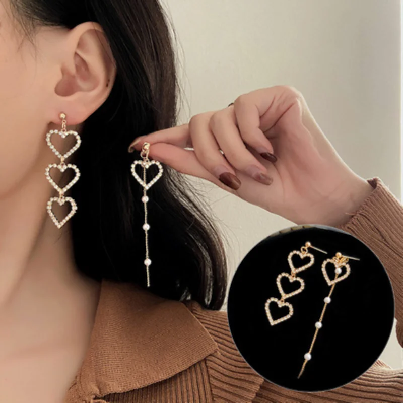 2022 New Fashion Exquisite Light Luxury 925 Silver Needle Pearl Earrings Japanese and Korean Temperament Ear Jewelry for Women