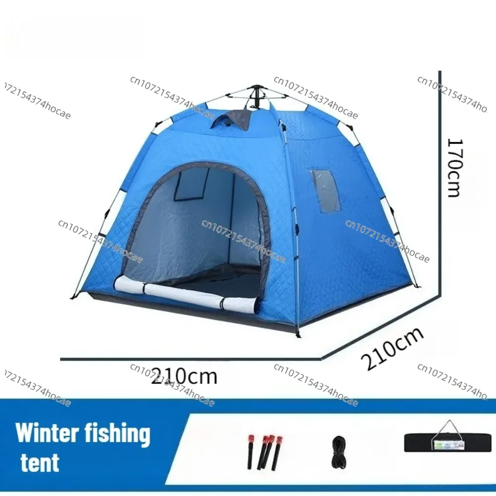 Thickened Warm Portable Instant Fishing Tent Windproof Winter Outdoor Camping Equipment