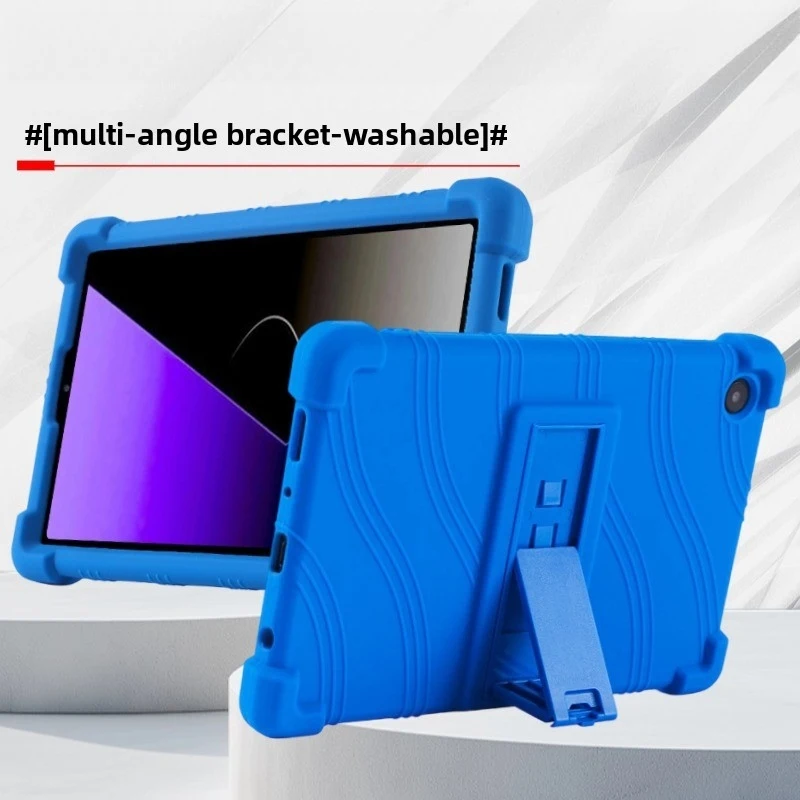 

Shockproof TPU Case for Samsung Galaxy Tab A11 8.7 SM-X135G, Flexible Bumper with Kickstand, Multiple Colors
