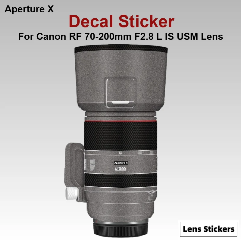 

Для Canon RF 70-200 мм F2.8 L IS USM наклейка на объектив защитная наклейка на кожу виниловая пленка защитная пленка от царапин RF70-200/2.8L