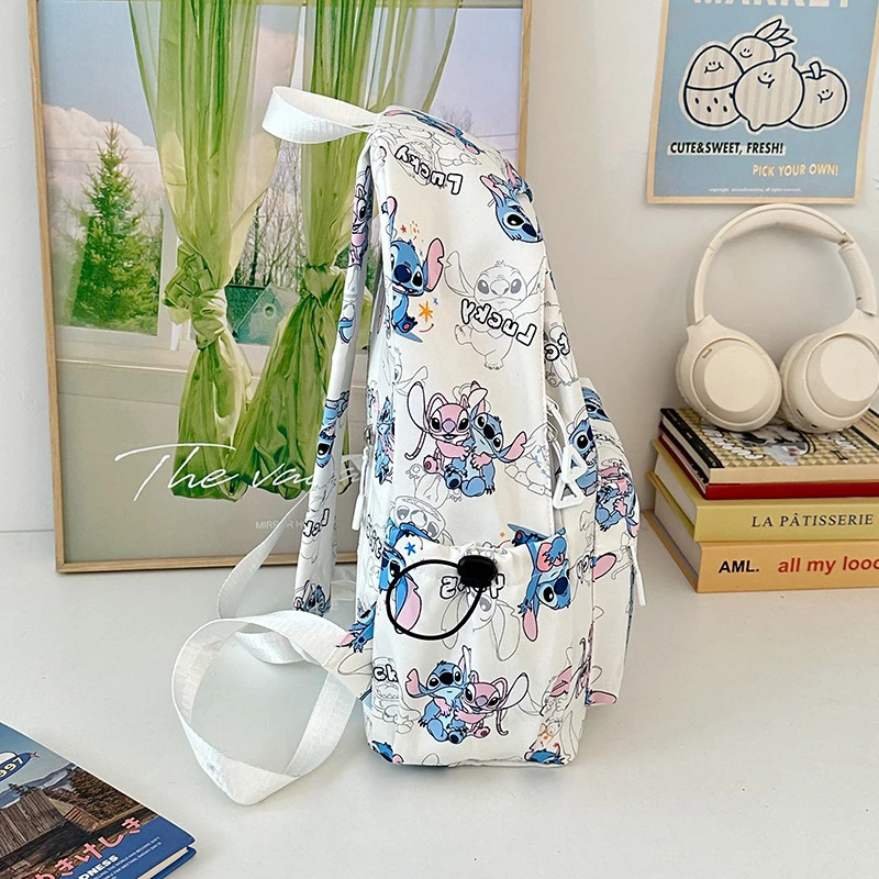 Stitch Backpack Lightweight Cute Cartoon Print School Bag for Travel Back-to-School Holiday Gift Fashion Large Capacity Bookbag