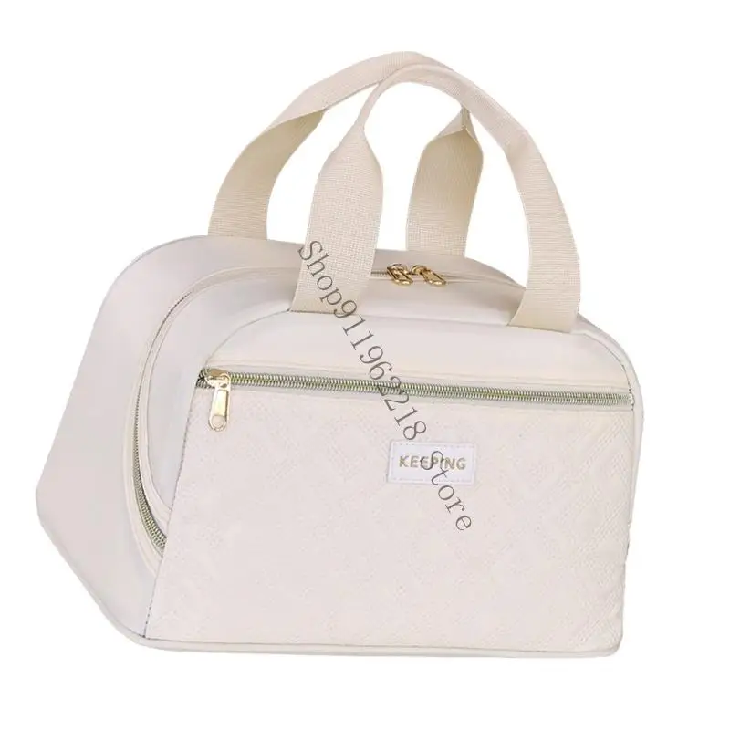 حقيبة غداء محمولة متعددة الأغراض تقدم حقيبة يد عزل حرارية ممتازة لأعمال النزهات أو التنقل اليومي 066F #5