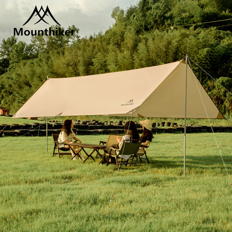 

Mounthiker Awning Tent Sun Shelter Sun Shade Auto Camping Outdoor Beach Canopy Tent Party Family Tarps Waterproof Tarpaulin