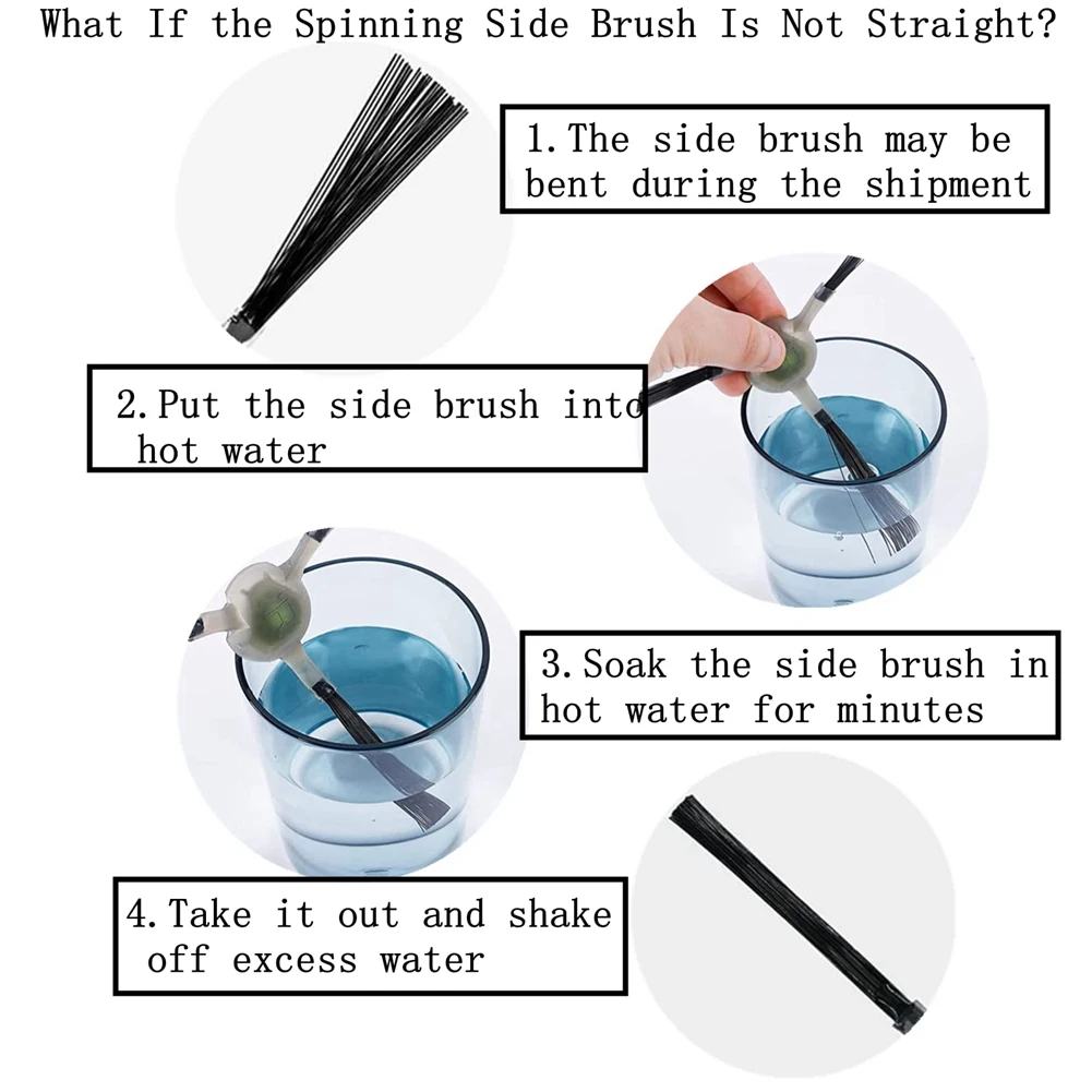 BAAY استبدال فلتر HEPA ملحقات فرشاة جانبية لـ OKP Life K2 K3 K4 Lefant M210 M210S M210B M213 جهاز آلي لتنظيف الأتربة