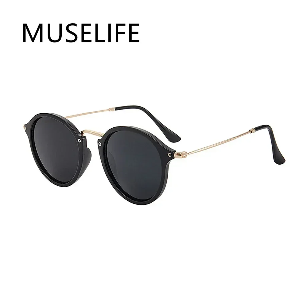 MUSELIFE Vintage Sun Glasses for Men Punk Oculos De Sol Classic Personality Sunglasses Men Brand Designer Eyewear
