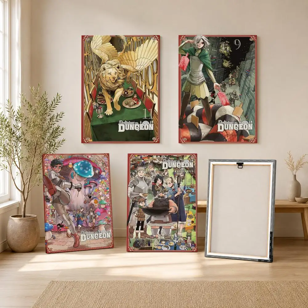 Hot Sale D-Delicious-in-D-Dungeon Painting Calligraphy Canvas Wall Art Living Room Bedroom Hallway ClearPrint Non-Fading&Gift