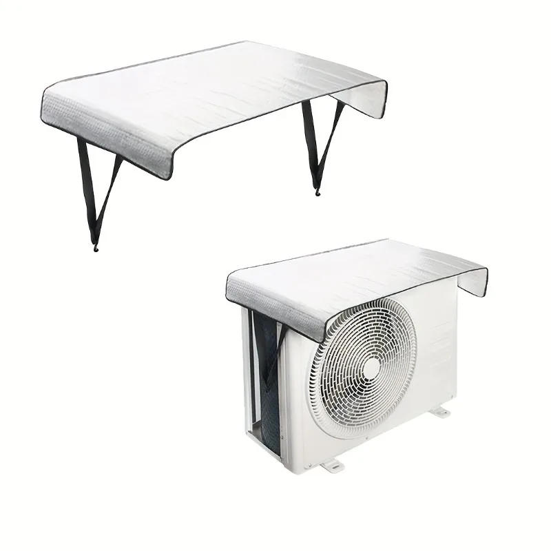 

Защитный чехол для уличного кондиционера, двухслойный солнцезащитный экран, защита от дождя и солнца, энергосберегающий, вентилируемый, простая установка