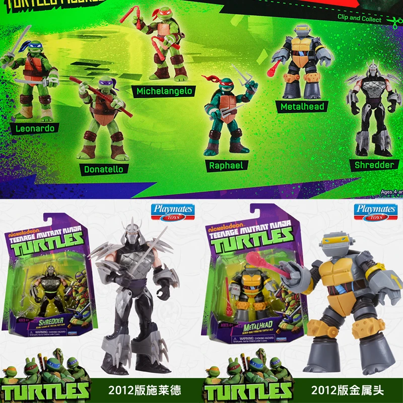 زملاء اللعب الأصلي الجديد في سن المراهقة سلاحف النينجا التقطيع رافائيل ليوناردو دوناتيلو مايكل أنجلو يمكن أن تتحرك ألعاب الشكل