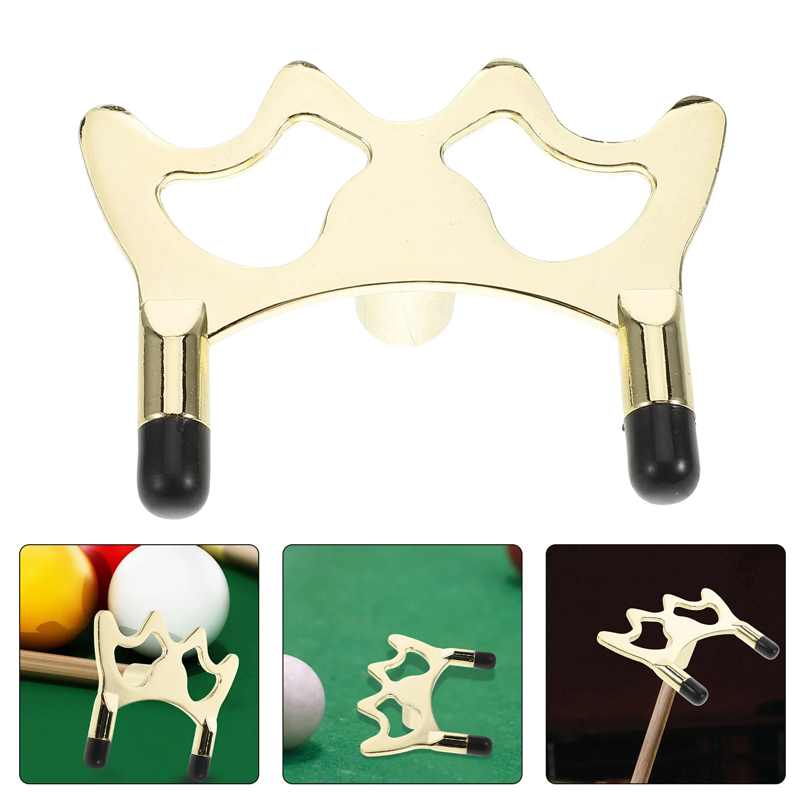 

Pool Cue Bridge Stick Copper Material Stable Cross Bridge Design for Pool Table Accessories Cue Holders