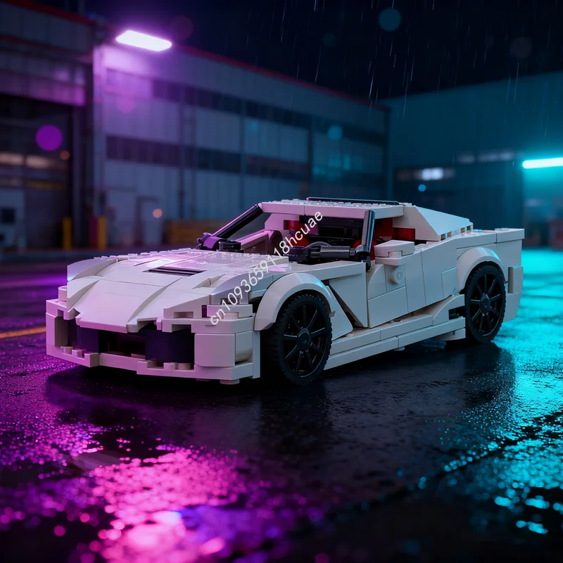 329 قطعة MOC شيفروليه كورفيت ستينغراي نموذج بناء هدايا عيد الميلاد كتل لعبة العمارة تجميع لتقوم بها بنفسك عيد ميلاد الإبداعية #1